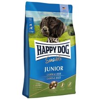 HAPPY DOG Sensible Trockenfutter Hund Junior, Lamm & Reis 10 kg