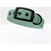 THE DOG IDEA Biothane Halsband Sage Schwarz S