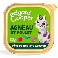 Edgard & Cooper Barquette Chat Adulte Agneau 16x85 g