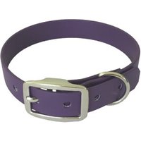 bio-leine 21-30cm HU Biothane Halsband violett 34 cm, 45 cm