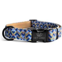 hey-lana-halsband-kunterbunt-stufenlos-verstellbar-mit-metallschliesse-mokka-xs-s