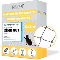 PIUPET Katzennetz drahtverstärkt 12 m