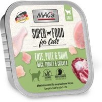 MAC's Nassfutter Katze Adult Ente, Pute und Huhn 64x100 g