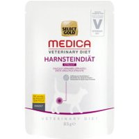 SELECT GOLD Medica Calculs Urinaires Struvite Sachets de Ragoût Chat Adulte Poulet 24x85 g