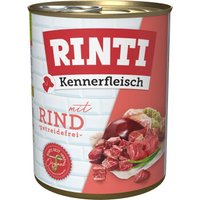 RINTI Kennerfleisch nourriture humide pour chien, adulte, boîte, Bœuf 12x800 g