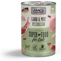MAC's nourriture humide pour chat adulte Agneau & dinde 6x400 g