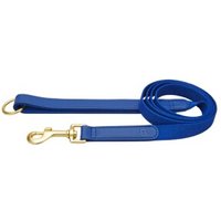 Barkalot Hundeleine Veganes Leder blau S