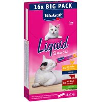 Fressnapf Aktion 13% Rabatt auf Vitakraft Liquid Snack Multipack 16x15 g