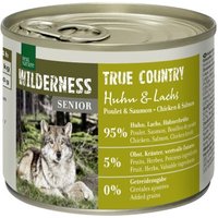 REAL NATURE WILDERNESS Senior True Country Huhn & Lachs 24x200 g