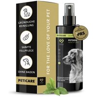 Peticare natürliches Trocken-Shampoo für Hunde, stressfreie Wäsche ohne Wasser