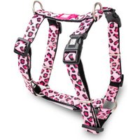 Max & Molly H-Geschirr - Leopard Pink S