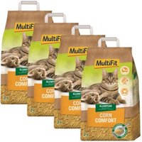 MultiFit Litière agglomérante Corn Comfort 4x7 l