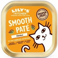 LILY'S KITCHEN Nassfutter Katze Adult Smooth Patè Huhn 76x85 g