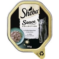 Sheba nourriture humide pour chat Sauce Collection avec morceaux de veau 22x85 g