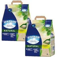 CATSAN Natural Litière agglomérante 2x8 l