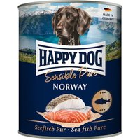 HAPPY DOG Sensible Pure nourriture humide chien adulte 6x800 g Poisson de mer