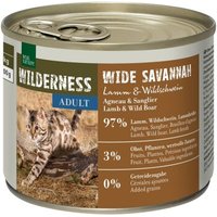REAL NATURE WILDERNESS Adult Wide Savannah Lamm & Wildschwein 6x200 g