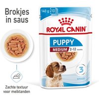 ROYAL CANIN Medium Puppy in Saus 10x140 g