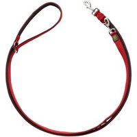 Hunter Verstellbare Führleine Neopren rot/ schwarz 1,5 cm, 3 m