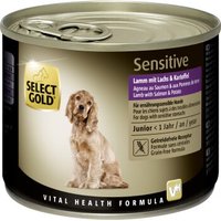 SELECT GOLD Sensitive Junior Lamm mit Lachs & Kartoffel 6x200 g