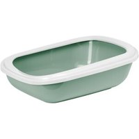 AniOne Bac à Litière pour chat Mega Tray L menthe