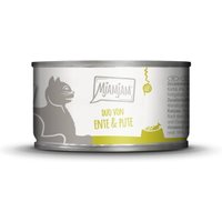 MjAMjAM nourriture humide pour chat adulte, Duo 6x100 g Canard et dinde