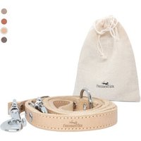 Freudentier Führleine aus Leder sand 2 cm