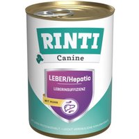 RINTI Canine Nassfutter Hund, Adult, Leber, Dose 12x400 g