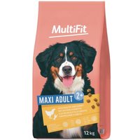 MultiFit Trockenfutter Hund Adult, Maxi, mit Geflügel & Karotte 12 kg
