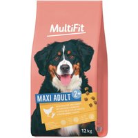 MultiFit Croquettes Chien Adulte, Maxi, avec Volaille & Carotte 12 kg