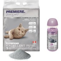 PREMIERE Excellent Flower Litière agglomérante Pure 12 kg au désodorisant