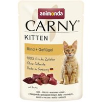animonda Carny nourriture humide pour chaton Volaille et bœuf 12x85 g