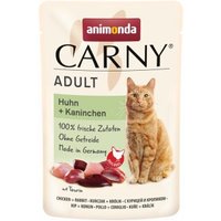 animonda Carny nourriture humide pour chat adulte Poulet et lapin 48x85 g