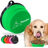 Petsation Faltbarer Reisenapf Grün 2.000 cm³