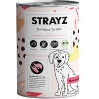 STRAYZ BIO 6x400g Rind mit Süßkartoffel, Karotte & Birne