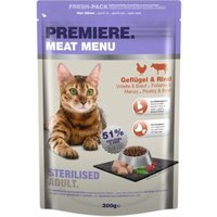 PREMIERE Meat Menu Croquettes pour chat stérilisé 300 g