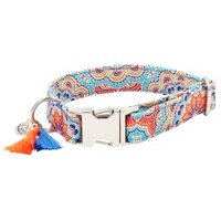PELLINA Halsband Hund Hippie Blue schwarz XL
