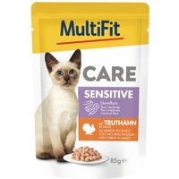 MultiFit Care Sensitive pâtée pour chat à la dinde 96x85 g