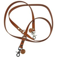 Wildfang Hundeleine "Berggeflüster" aus U.S. Biothane und Lederbutton mit Wildfang Logo (19 mm breit / 2,30 m lang)
