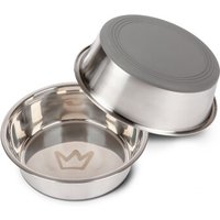 Rudelkönig Edelstahlnapf 900ml - 2er Set Futternapf