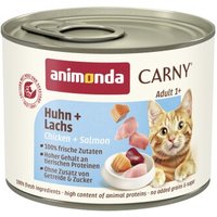 animonda Carny nourriture humide pour chat adulte Poulet & saumon 24x200 g