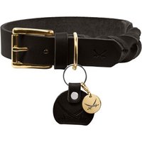 Hunter Halsband Sansibar Solid schwarz 45 cm
