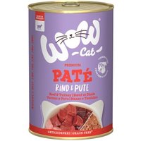 WOW Cat Adult 6x400 g Rundvlees en kalkoen