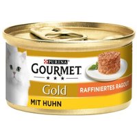 Fressnapf GOURMET Gold Raffiniertes Ragout 12x85g Huhn