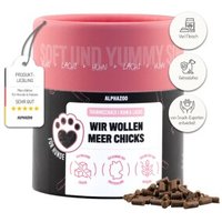 ALPHAZOO Wir wollen Meer Chicks 65g I Leckerli für Hunde