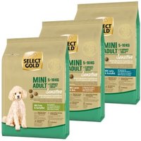 SELECT GOLD Sensitive Adult Mini Probierpaket 3x1kg Probierpaket 1, Mix-Pack