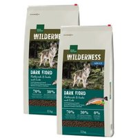 REAL NATURE WILDERNESS Dark Fjord Rothirsch, Lachs & Ente 2x12 kg