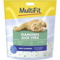 MultiFit Diamonds Litière Silice Aloe Vera 16 l
