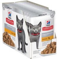 Hill's Science Plan Sterilised Kitten Sachet de Bouchées en Sauce Chaton Stérilisé