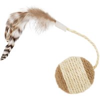 more LIFESTYLEPETS Jouet Chat Balle en Sisal & Plume